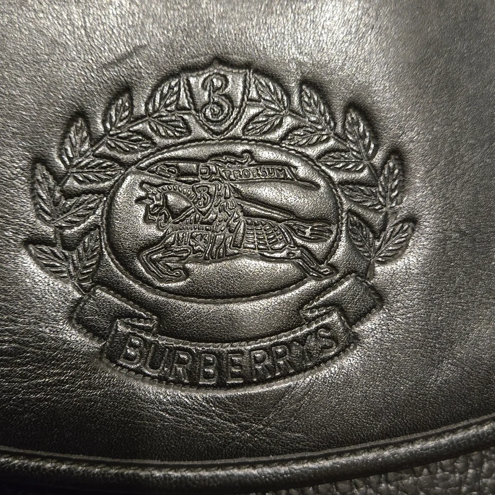 Black Leather Men's Bag